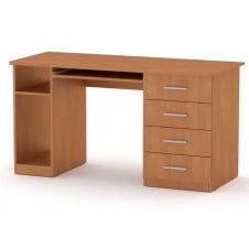 Офісний стіл Компаніт СКМ-11 1400х600х736 мм лдсп бук
