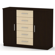 Комод Компанит 5+2 1110x891x390 дсп Венге