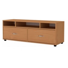 Тумба під ТВ Компаніт Плазма 1200x430x380 мм колір бук