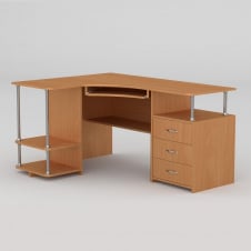 Комп'ютерний стіл кутовий Компаніт СУ-4 1500х1100х766 мм