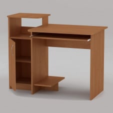 Комп'ютерний стіл Компаніт СКМ-2 1102х600х750 мм вільха