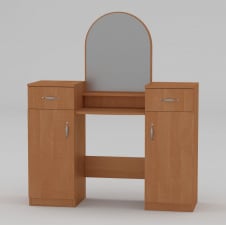 Туалетний столик Компаніт Трюмо-2 1180х1390х390 мм вільха