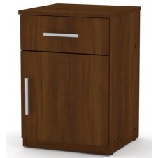 Тумба прикроватная Компанит ПКТ-3 380х420х600 мм орех