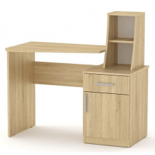 Письменный стол Компанит Школьник-3 1100х750+298х570 мм дуб-сонома