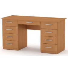 Письменный стол Учитель-3 Компанит 1400х600 мм с двумя тумбочками дсп бук