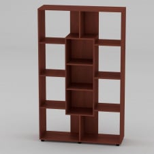 Книжкова шафа Компаніт КШ-4 1796x1100x350 мм яблуня