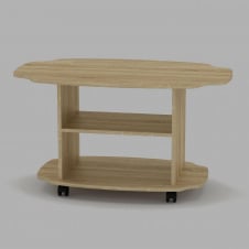 Стол журнальный Компанит Твист дуб Сонома