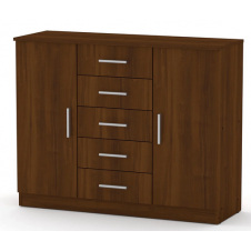 Комод Компанит 5+2 1110x891x390 дсп Орех