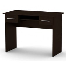 Стіл письмовий Школяр-2 Компаніт з двома висувними ящиками дсп венге