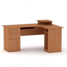 Компьютерный стол угловой Компанит СУ-3 1600х1100х756 мм ольха