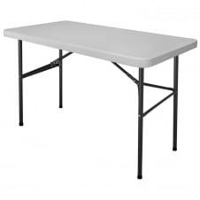 Пластиковий туристичний стіл валіза для кемпінгу та пікніка Rayvon Рейвон Білий 122х60 AMF