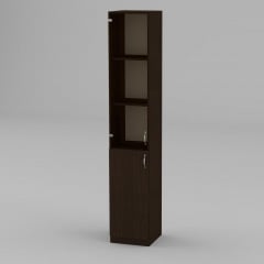 Книжный шкаф Компанит КШ-9 1950x366x350 мм венге Молочанск