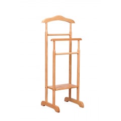 Напольная стойка для одежды Сигма двойные плечики деревянные в цвете ольха Луцк