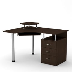 Угловой компьютерный стол Компанит СУ-2 лдсп венге Луцк