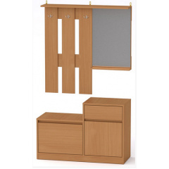 Міні прихожі Компаніт Влада дсп бук вішалка з дзеркалом Дзензелівка