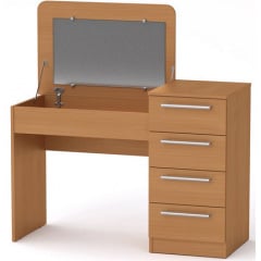 Трюмо-9 Компанит туалетный столик с зеркалом цвет ольха Луцк