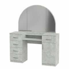 Туалетный столик Компанит Трюмо-5 1400х420х1700 мм серый Суми
