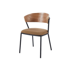 Стілець SITA чорний каркас/ясен/беж тк. Винница