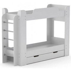 Двоярусне ліжко дитяче Твікс Компаніт 70х190 см дсп білого кольору Чернівці