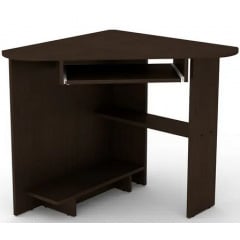 Компьютерный стол угловой Компанит СУ-15 лдсп в цвете венге Лубны