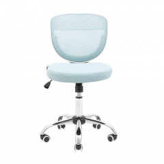 Кресло детское Лео Richman бело-голубое компьютерное Лозовая