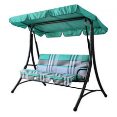 Садова гойдалка Келлі Vitan з тентом сидіння зеленого кольору Лозовая
