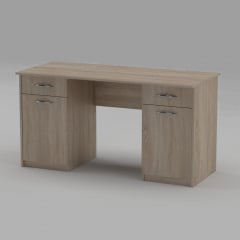 Письменный стол Компанит Учитель-2 1400х600х736 мм дуб сонома Тернополь
