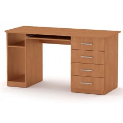 Офисный стол Компанит СКМ-11 лдсп 1400х600х736 мм в цвете бук Луцк