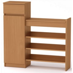 Тумба-шкафчик Компанит ТО-16 дсп бук для обуви в прихожей Черновцы