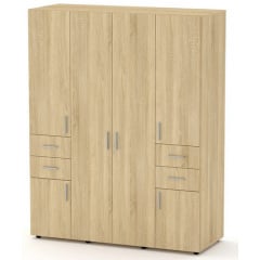 Шкаф-20 Компанит для вещей распашной в цвете дуб-сонома Бердичев