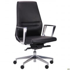 Офісне крісло Larry LB чорне шкіряне Кропивницкий