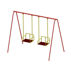 Детские качели двойные Dali №708 для улицы металлические Бородянка