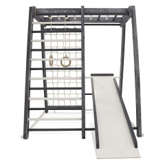 Детский спортивный уголок Sportbaby Кроха-3 серого цета Лофт Долина