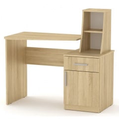 Письменный стол Компанит Школьник-3 1100х750+298х570 мм дуб-сонома Белая Церковь