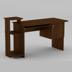 Комп'ютерний стіл Компаніт СКМ-3 1418х600х751 мм горіх Київ