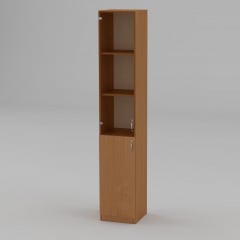 Книжный шкаф Компанит КШ-9 1950x366x350 мм бук Коломыя