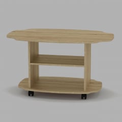 Стол журнальный Компанит Твист дуб Сонома Тернополь