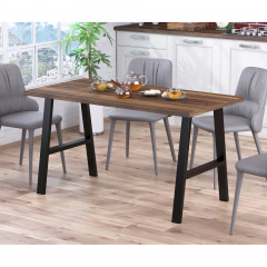 Стол обеденный Атлант Loft-Design 1380х700 мм орех-модена Одесса