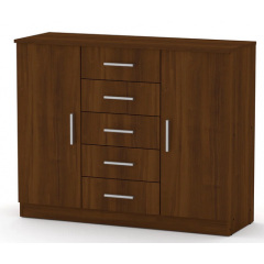 Комод Компанит 5+2 1110x891x390 дсп Орех Тернополь