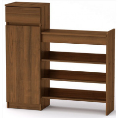 Тумба-шафка Компаніт ТО-16 для взуття в передпокої Венге Луцьк