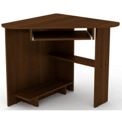 Компьютерный стол угловой Компанит СУ-15 лдсп в цвете орех Львов