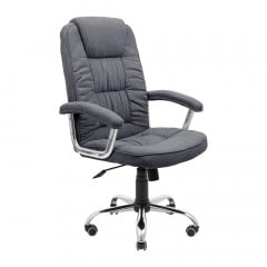 Комп'ютерне крісло офісне Бонус Richman тканина темно-сірого кольору Львів