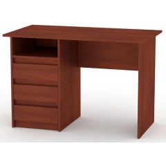 Письменный стол Декан Компанит 1100х600 мм с тумбочкой из дсп яблоня Золотоноша