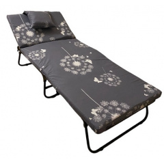 Раскладушка с матрасом 6 см М-60 Vista кровать 187х75 см с подушечкой серая Ивано-Франковск