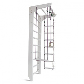 Шведская стенка SportBaby White 2-220 детская спортивная белая