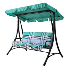 Садова гойдалка Келлі Vitan з тентом сидіння зеленого кольору