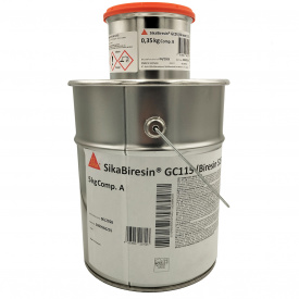 Эпоксидный гелькоут 5.35 кг комплект Sika Biresin GC115+GC05 зелёный, химстойкий, для форм и моделей