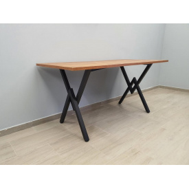 Cтол Вектра Tenero 160х80 см прямоугольный на металлических ножках кухонный или письменный