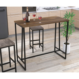 Барный стол BS-125 Loft-Design прямоугольный дсп орех-модена