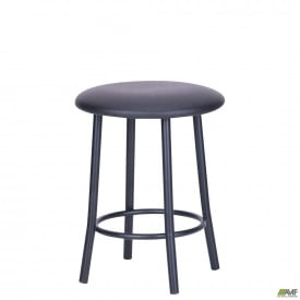 Кухонный табурет AMF Талли мягкое сидение металлический каркас черный